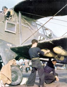 Royal Navy vliegtuigen, 1942 door English Photographer